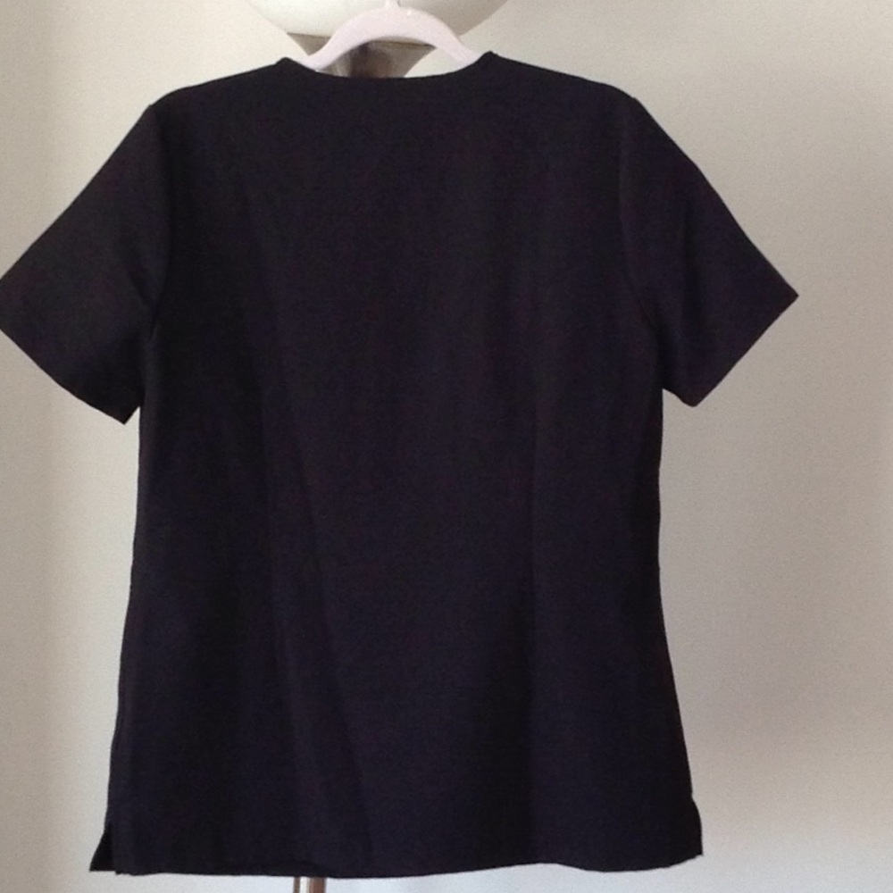 🐾💕🐾 Figs - (2) pc. Scrubs in Deep Rich Black. - Picture 7 of 8